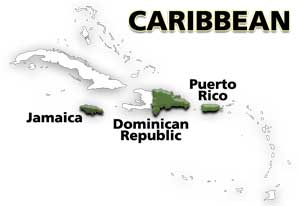Caribbean Map