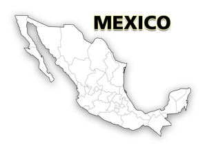 Mexico map
